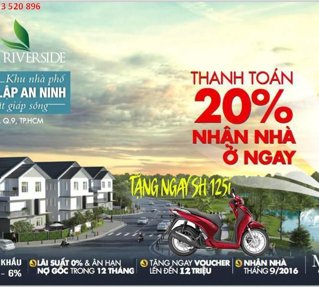 Mik mở bán khu nhà phố biệt thự Park Riverside, 20% nhận nhà, chiết khấu 4%