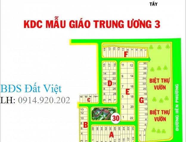 Cần bán gấp lô đất nhà phố DA Mẫu Giáo Trung Ương 3, Phú Hữu, Q.9. Sổ đỏ, 108m2, giá 67 tr/m2