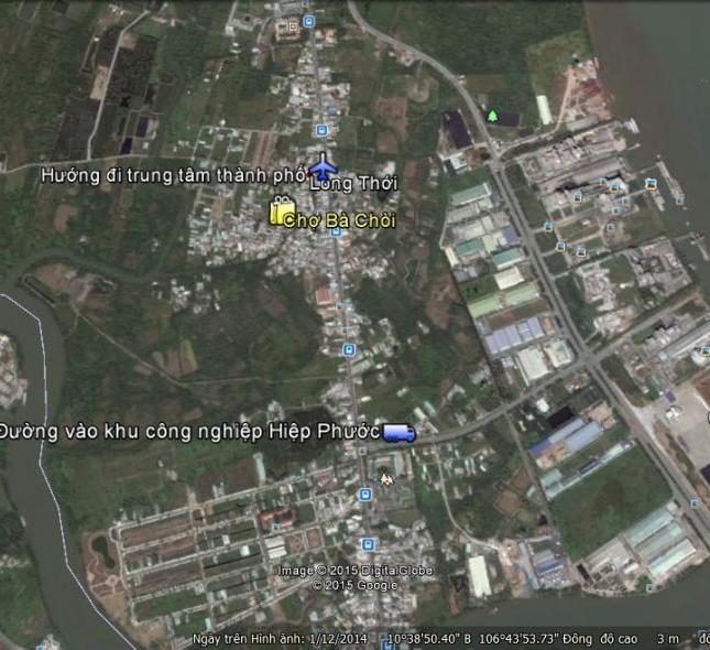 Bán đất tại Đường Nguyễn Văn Tạo, Nhà Bè diện tích 205m2 giá 12.5 Triệu/m²