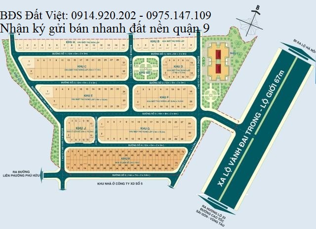 Bán đất nền dự án Hưng Phú 1, Quận 9 (TP Thủ Đức), 0914.920.202