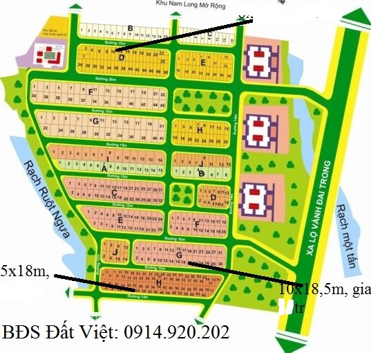 Bán nhanh lô đất nền dự án khu nhà ở Cao cấp Hưng Phú 1, Phước Long B, Quận 9