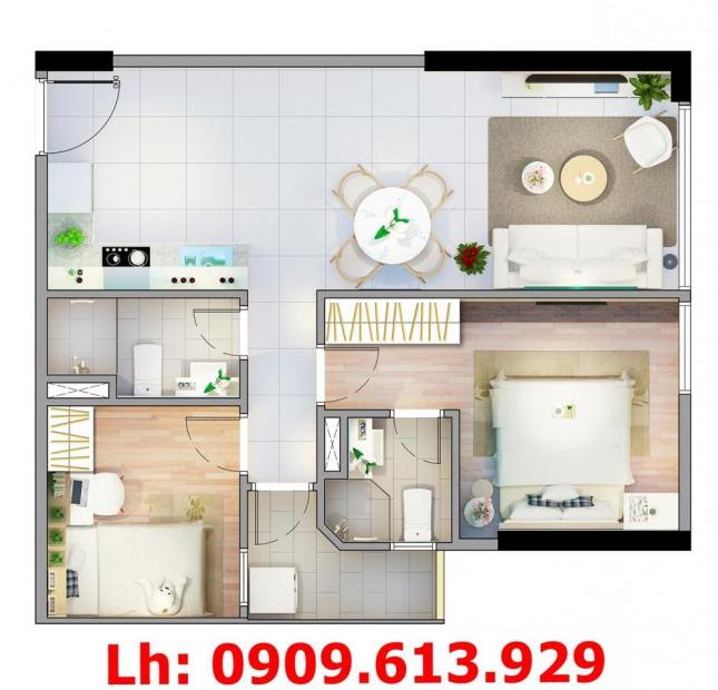 Bán căn hộ cao cấp CitiSoho chỉ 22tr/m2 tại khu đô thị hiện đại quận 2. LH: 0909613929