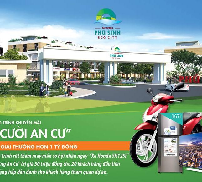 Dự án Cát Tường Phú Sinh giai đoạn 2 đợt 7 Eco City -309 triệu 1 nền 