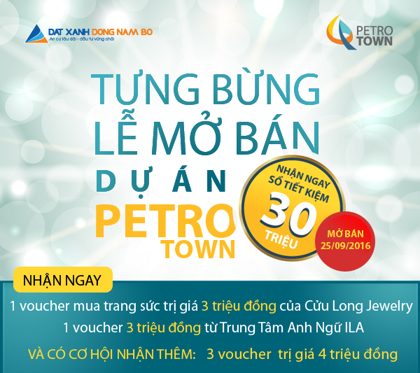 Khu phố thương mại Petro Town Tân Thành, giá gốc chủ đầu tư – 0905087588