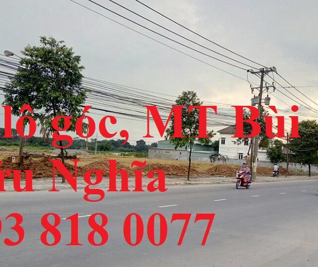 Bán đất sổ đỏ ngay mặt tiền Bùi Hữu Nghĩa giáp Hồ Chí Minh chỉ 599tr/nền