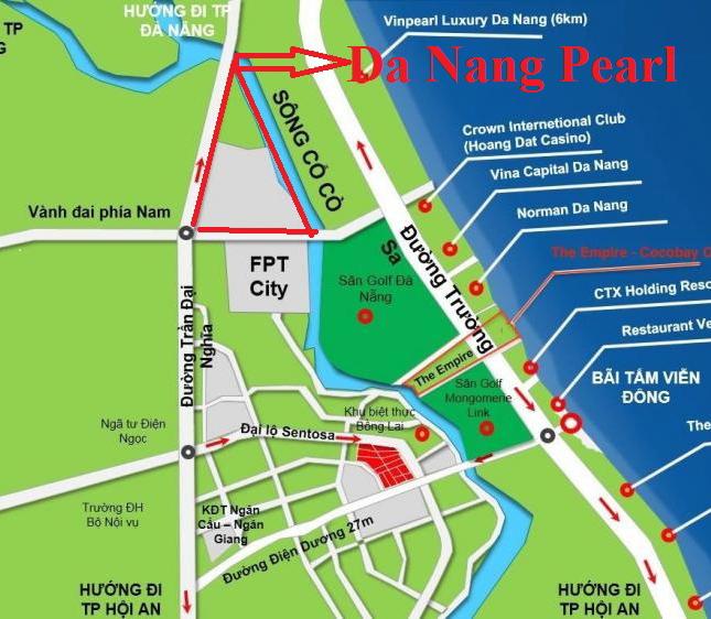 Đất xanh miền Trung mở bán dự án Danang Pearl – viên ngọc trong lòng Đà Nẵng – giá 6.8tr/m2