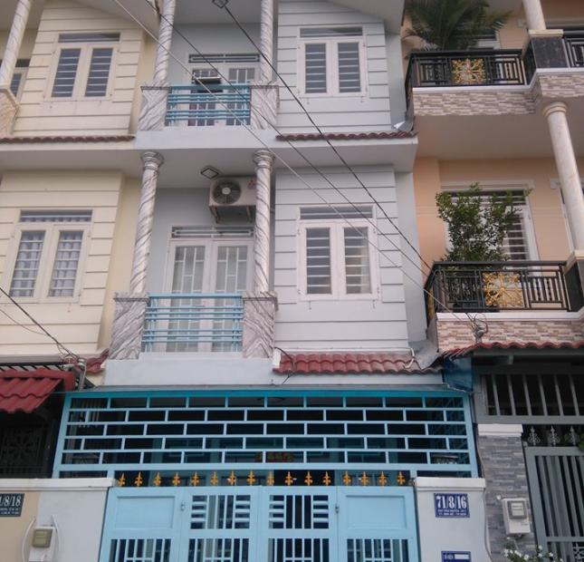 Bán Gấp Nhà Tại Huỳnh Tấn Phát, 3 tầng, 4 phòng ngủ, MT 6m KDC ổn định ngay Sài Gòn Mới