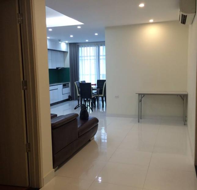 Cho thuê căn hộ 115m2, 3PN, 3 vệ sinh, sàn gỗ chung cư Golden Land Nguyễn Trãi – 11 tr/tháng