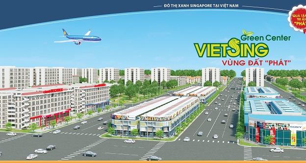 Bán đất nền khu dân cư Việt Sing, VSIP1