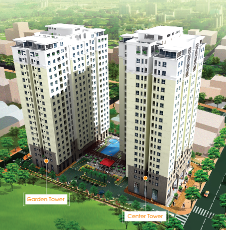 Bán căn hộ Topaz Center Tân Phú, 77m2, 2 phòng ngủ, mặt tiền đường lầu thấp, 1,38 tỷ, gồm VAT
