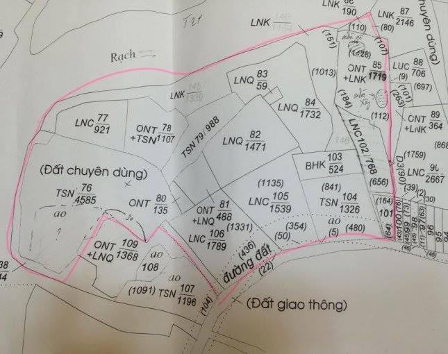 Cần bán đất xã Đại Phước, huyện Nhơn Trạch giá 230triệu/825m2