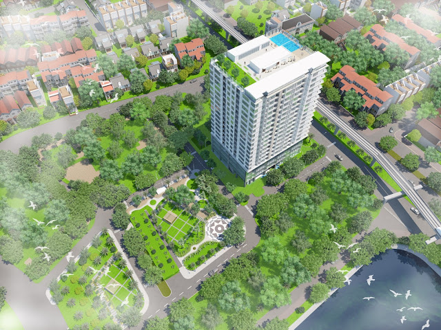 Bán căn hộ bên hồ Hoàng Cầu, diện tích 67m2, giá bán 2,924 tỷ. LH 096 227 1166