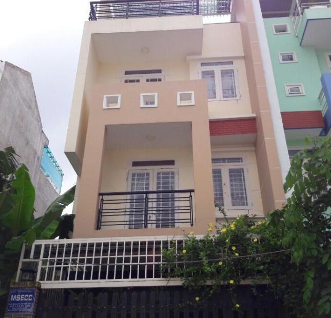 Nhà mới 3 tấm đường 9m, SHR, Nguyễn Hữu Thọ nd