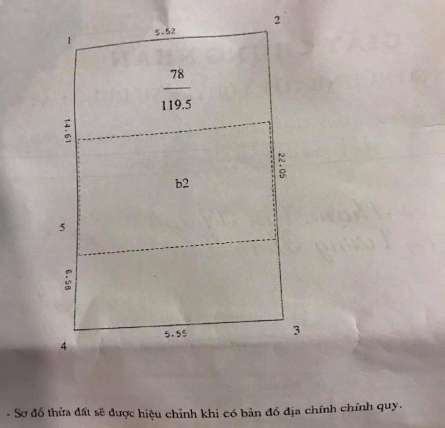 Hot, cần bán đất tại ngõ 10 Tôn Thất Tùng, 108m2, MT rộng 5.5m, giá bán 19.6 tỷ