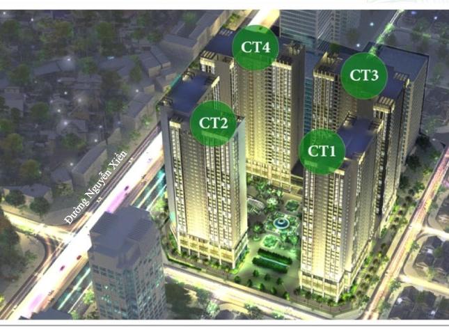 Cho thuê mặt bằng TTTM toà nhà Eco Green City, Thanh Trì, DT 1200m2, làm nhà trẻ, vui chơi, game