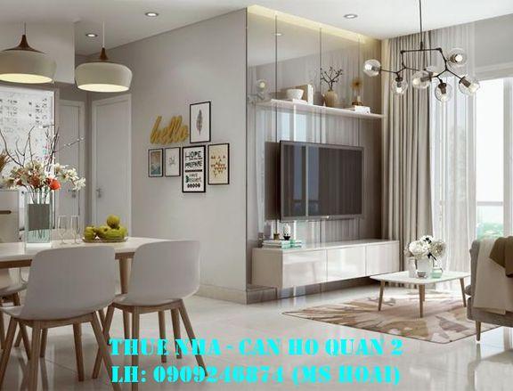 Chuyên cho thuê căn hộ cao cấp Masteri Thảo Điền, Q2, 2 PN giá 19tr. LH: Ms Hoài 0909246874