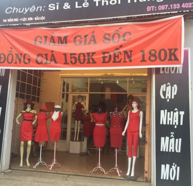 Sang nhượng shop quần áo tại Tp. Bảo Lộc, Lâm Đồng, chỉ 25tr/th