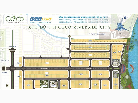 Bán đất nền nghỉ dưỡng Coco Riverside City chỉ với 175tr (50%), chiết khấu lên đến 9.5%