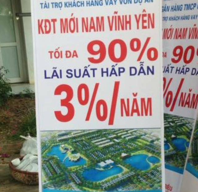 Bán đất Vĩnh Yên, trả góp trong vòng 2 năm, lãi suất 0% ( LH: 0979.629.620)