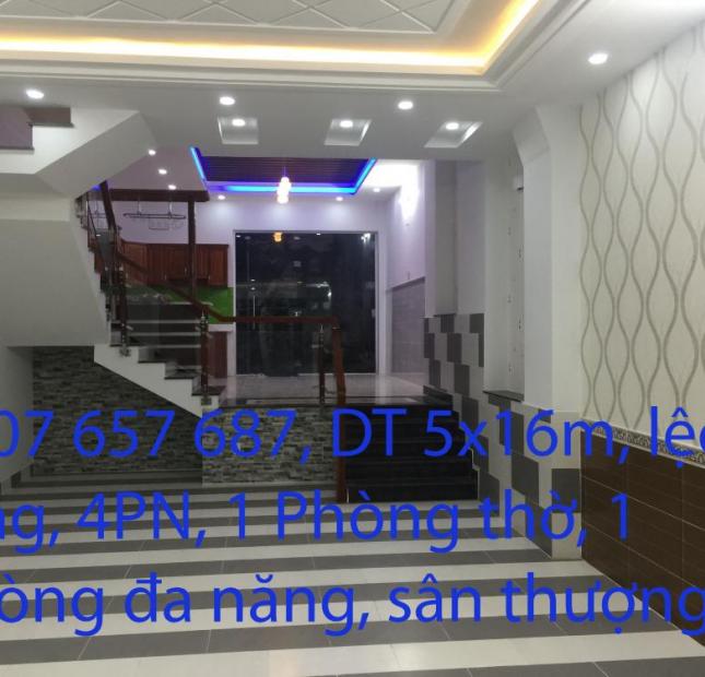 Bán nhà phố cao cấp, liền kề Phú Mỹ Hưng, DT 280m2, ngang 5m, 4 phòng ngủ