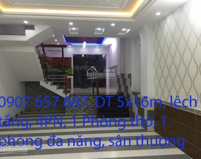 Bán nhà phố đường số Phạm Hữu Lầu, DT 280m2, 4 phòng ngủ, phòng thờ, sân thượng, sân phơi, giá tốt