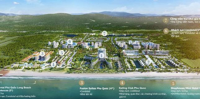 Dự án khách sạn và nhà phố ven biển chuẩn 3* trong trung tâm nghỉ dưỡng giải trí bậc nhất Phú Quốc