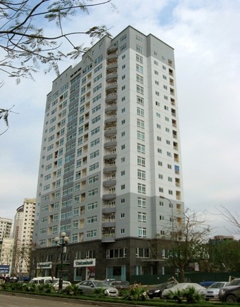Cho thuê chung cư Cienco 1 Hoàng Đạo Thúy 80m2, nhà nội thất đầy đủ, giá thuê 10.5 triệu/tháng