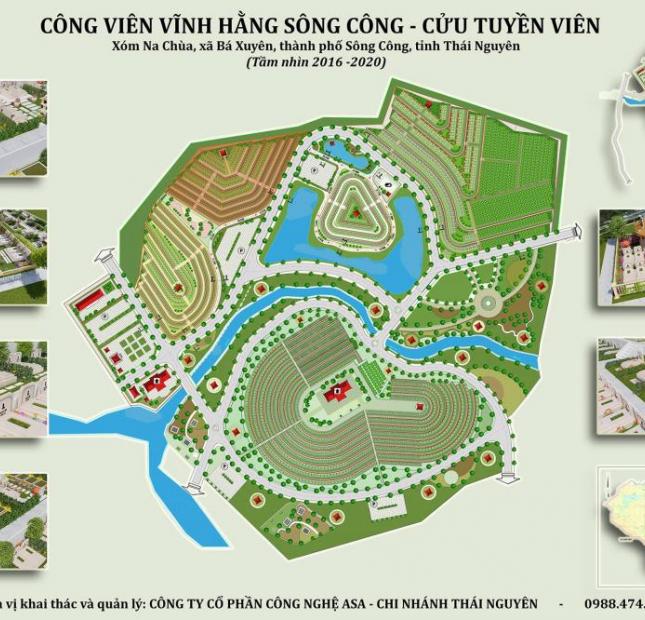 Bán đất nghĩa trang Cửu Tuyền Viên - Sông Công - Thái Nguyên 