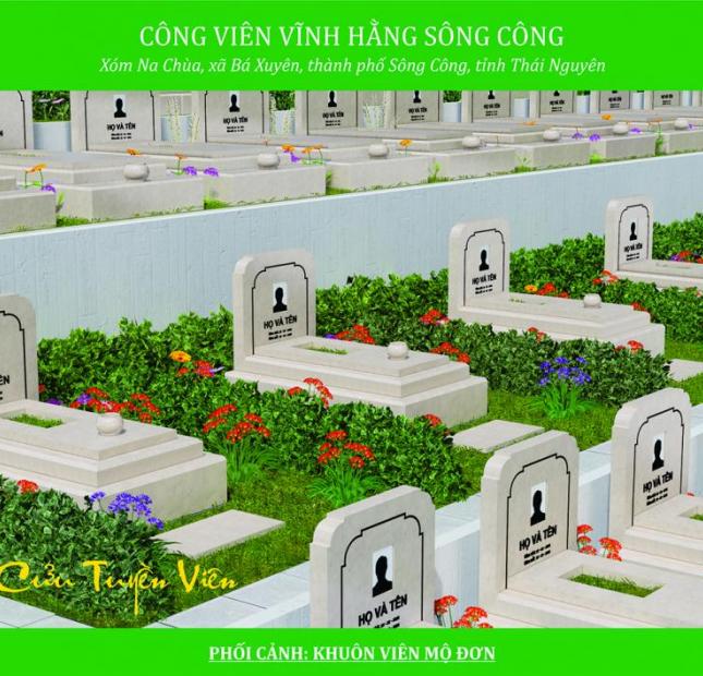 Bán đất nghĩa trang Cửu Tuyền Viên - Sông Công - Thái Nguyên 