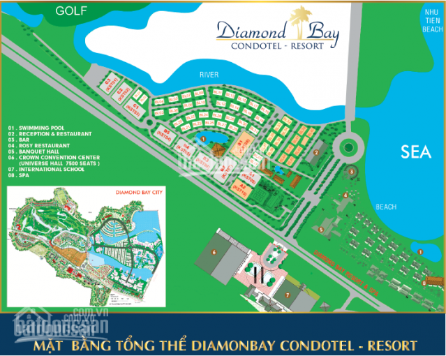 Chỉ với 300 triệu sở hữu ngay căn hộ dự án Diamond Bay Nha Trang