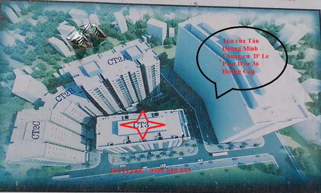 Tái định cư Hoàng Cầu CT3, CT2 giá 1,6 tỷ- 1,9 tỷ/căn