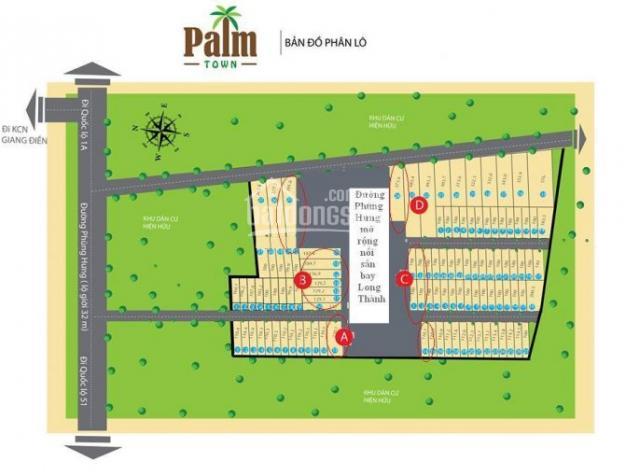 Cơ hội đầu tư đất nền sinh lời với dự án Palm Town, chỉ 260tr để sơ hữu lô đất. Sổ riêng từng nền