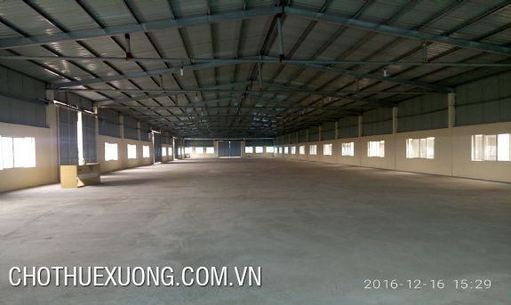 Nhà xưởng cho thuê ở cầu Như Quỳnh, huyện Văn Lâm, Hưng Yên giá tốt