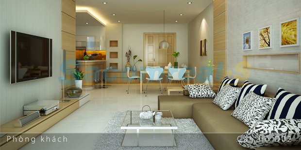Cho thuê CHCC tại dự án Carillon Apartment, Tân Bình, Tp. HCM diện tích 87m2, giá 14 triệu/tháng