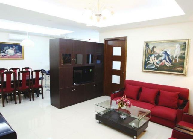 Cho thuê căn hộ chung cư 27 Huỳnh Thúc Kháng 125m2, 3 PN, đủ đồ 13tr/tháng