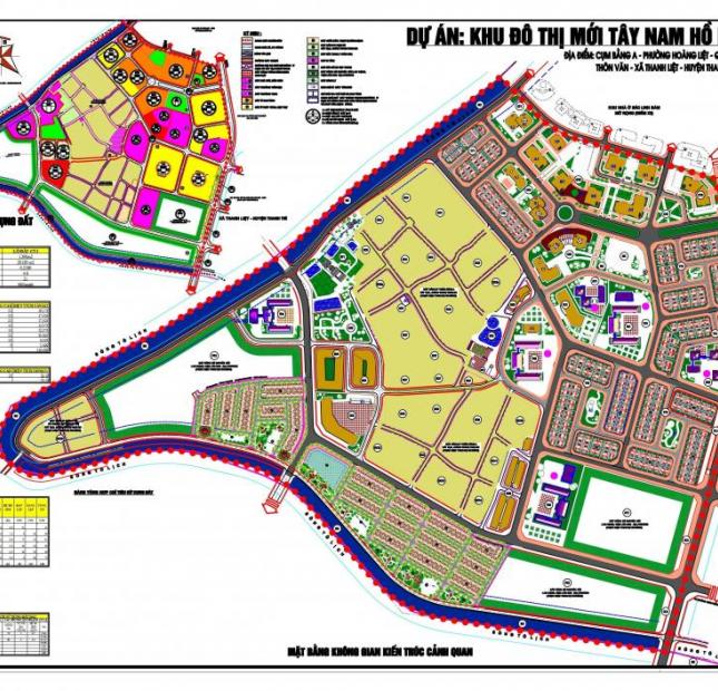 Bán nền liền kề Tây Nam Linh Đàm, 4037tr/m2, Hoàng Mai