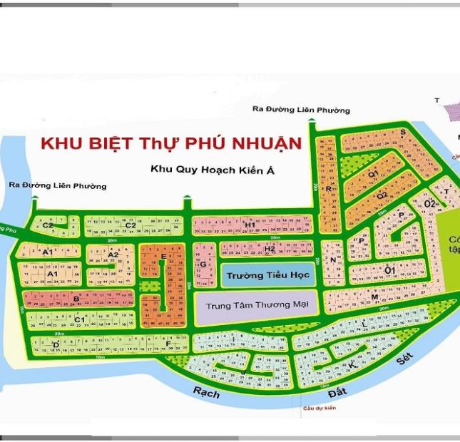 Cần bán đất nền dự án Phú Nhuận quận 9 có sổ đỏ