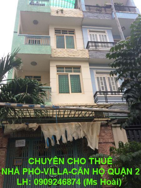 Cho thuê nhà đường Xa Lộ Hà Nội phường An Phú, Quận 2 (gần The Vista) 4 PN, hầm trệt 2 lầu
