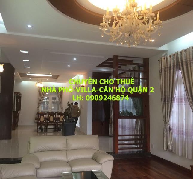 Cho thuê biệt thự Nguyễn Duy Hiệu 500m2, sân vườn, hồ bơi, 2 lầu, 6PN, giá 68tr/th. LH 0909246874