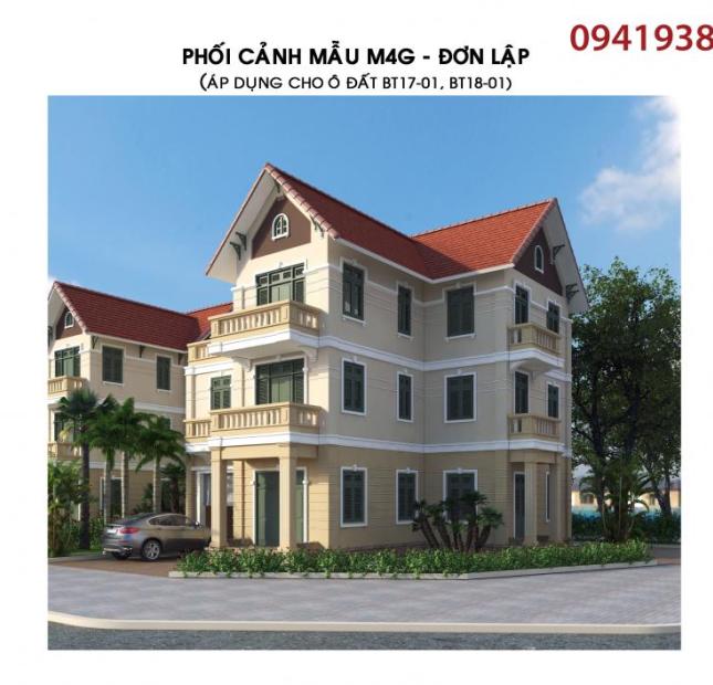 Bán suất ngoại giao liền kề biệt thự Phú Lương tự xây dựng, giá 22tr/m2