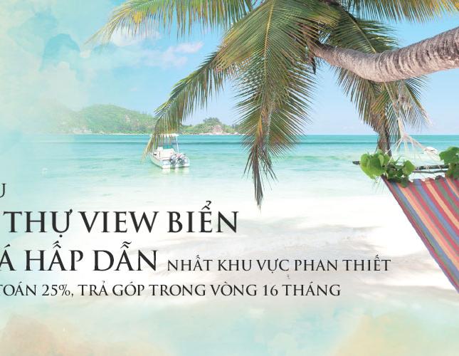 Bán đất nền biệt thự view biển Phan Thiết, giá hạt dẻ, 300 m2 giá chỉ 1,2 tỷ. Lh 0936 02 88 02