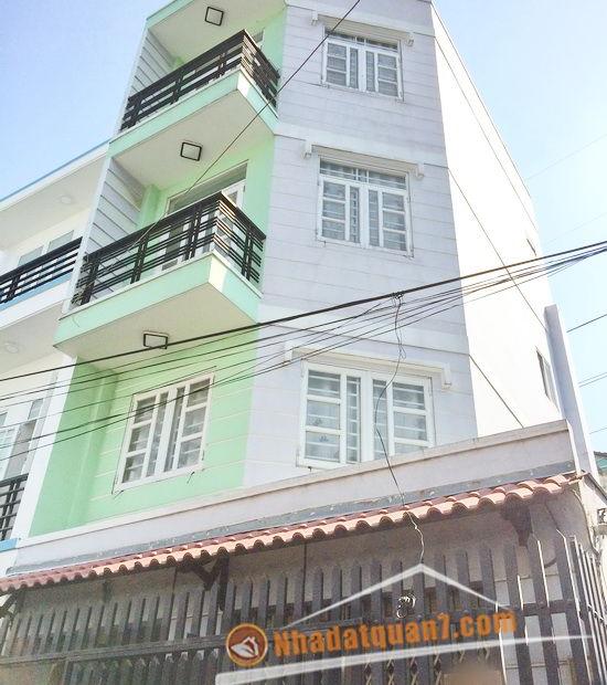 Nhà phố 3 lầu MT hẻm 128 Huỳnh Tấn Phát, P. Tân Thuận Tây, Q. 7 giá 3 tỷ