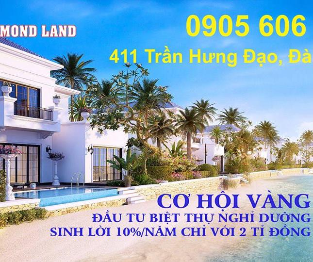 Bán đất đường Trần Quốc Hoàn, Đà Nẵng giá đầu tư tốt nhất TT, đ/d bãi tắm Sơn Thủy, Vinpearl, Hyatt