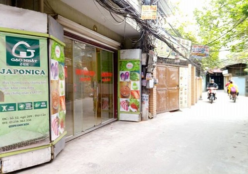 Cho thuê cửa hàng trong ngõ 209 phố Đội Cấn, Quận Ba Đình, Hà Nội. Số 32A