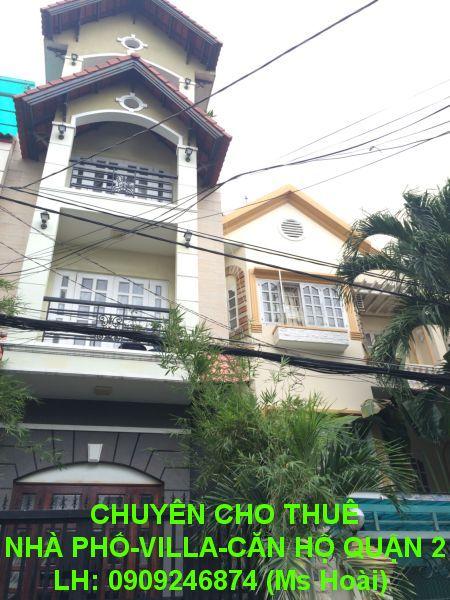 Cho thuê nhà mới xây Vũ Tông Phan, quận 2, 6PN, trệt 2 lầu, NTCC, 32 tr/th. 0909246874 (Ms Hoài)
