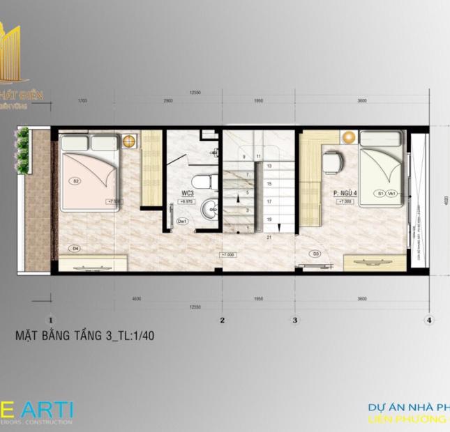 Chỉ 2.2 tỷ có ngay căn nhà 3 tấm mới, với thiết kế hiện đại mặt tiền Liên Phường, Quận 9