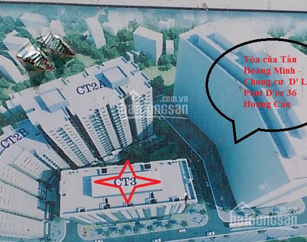 Chính chủ bán gấp căn góc 59m2 tòa CT3 Hoàng Cầu (view tòa Tân Hoàng Minh), giá chỉ từ 27.5tr/m2