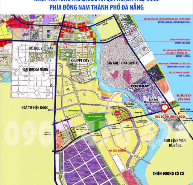 Sở hữu siêu dự án thương mại ven biển Đà Nẵng, chỉ với 4.5tr/m2, liền kề Cocobay, sông Cổ Cò