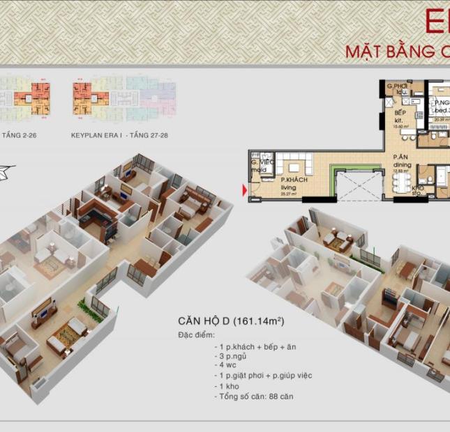 Era Town Q7 ngân hàng cần thanh lý thu hồi lại vốn những căn 3pn 145m2, 161m2 giá chỉ 13,5tr/m2