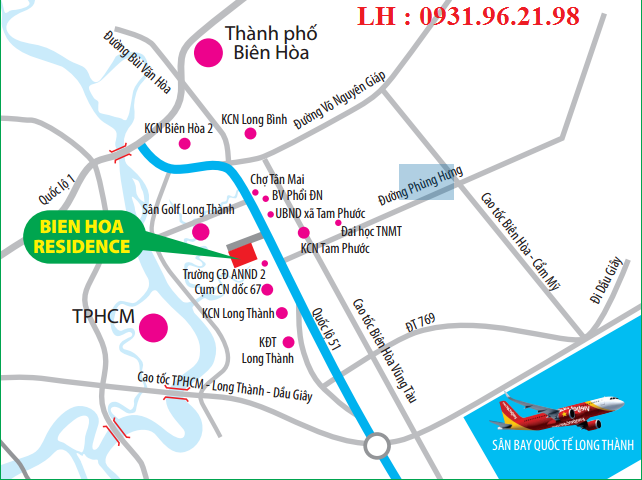 Dự án khu dân cư Thạnh Phú nằm trên mặt tiền đường DT 768, Thạnh Phú, huyện Vĩnh Cửu, Đồng Nai